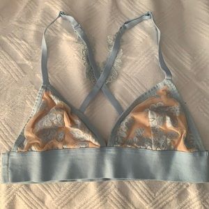 Floral lacy bralette size medium